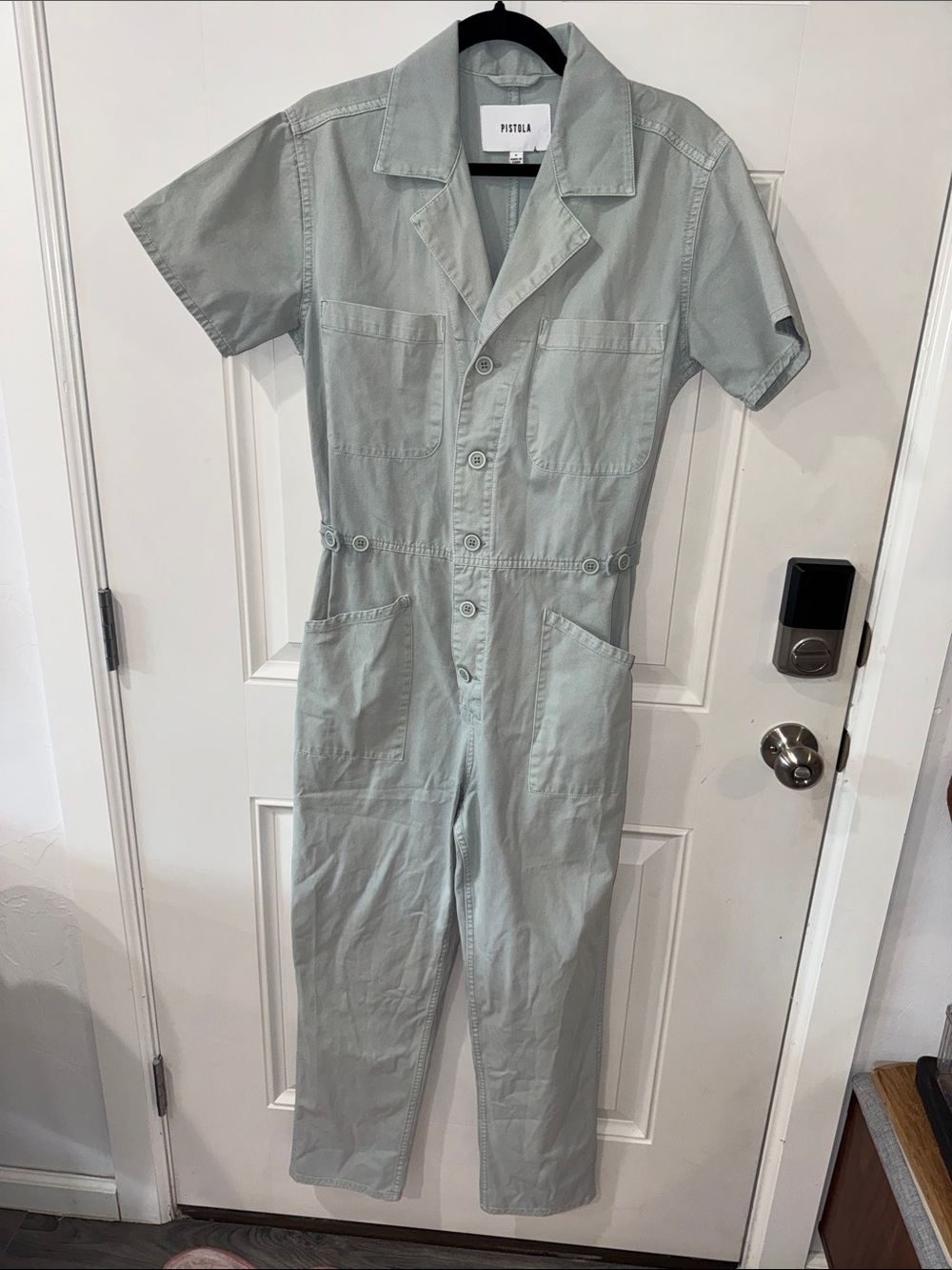 pistola short-sleeve utility jumpsuit